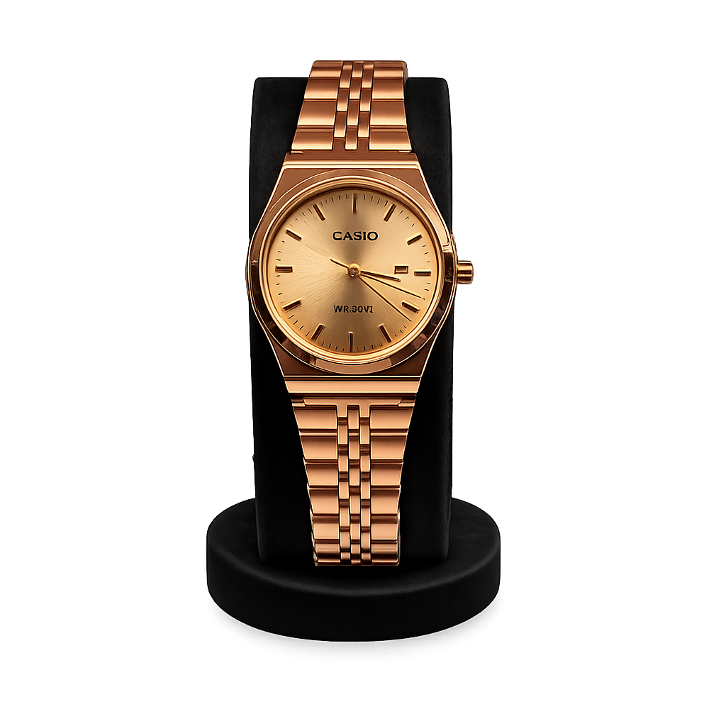 CASIO 4393 ROSE GOLD