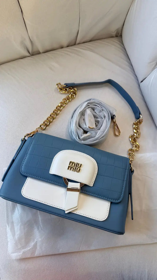 MIU MIU TRSV / WHITE/BLUE