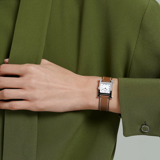 HERMES HEURE SILVER