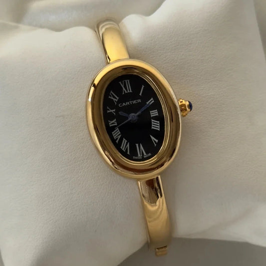 CARTIER BAIGNOIRE BLACK/GOLD