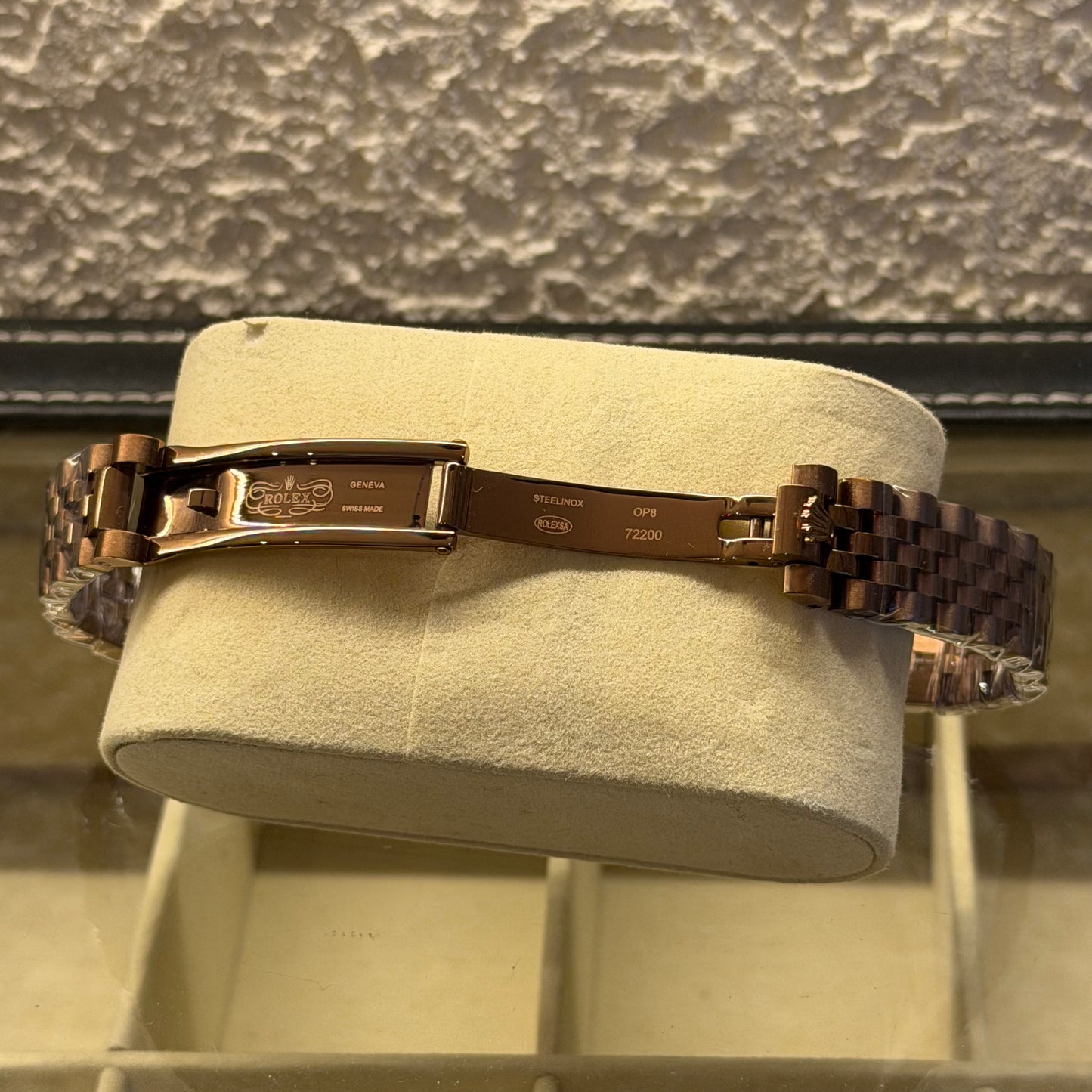 ROLEX OYSTER PERPETUAL DATE JUST / BROWN