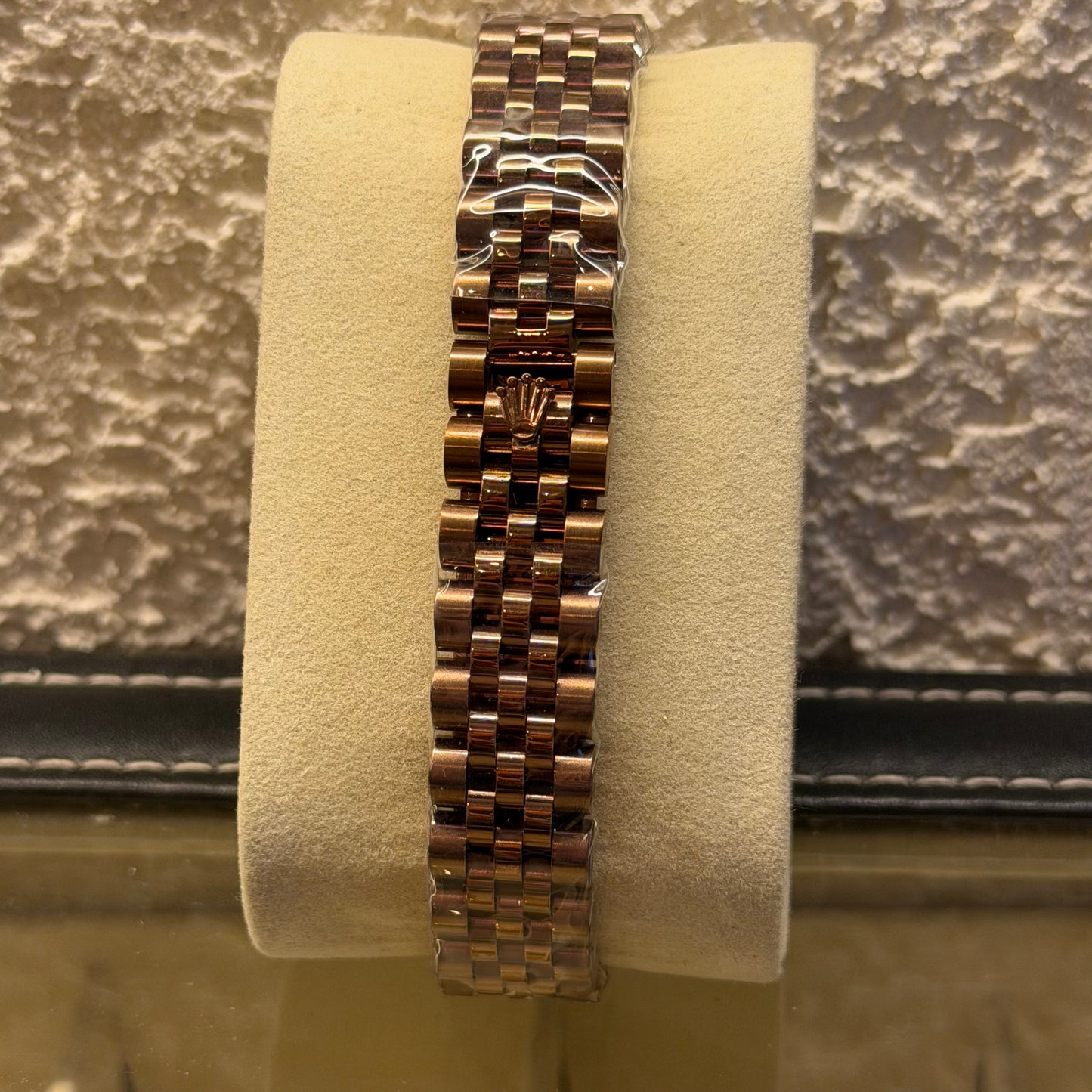 ROLEX OYSTER PERPETUAL DATE JUST / BROWN
