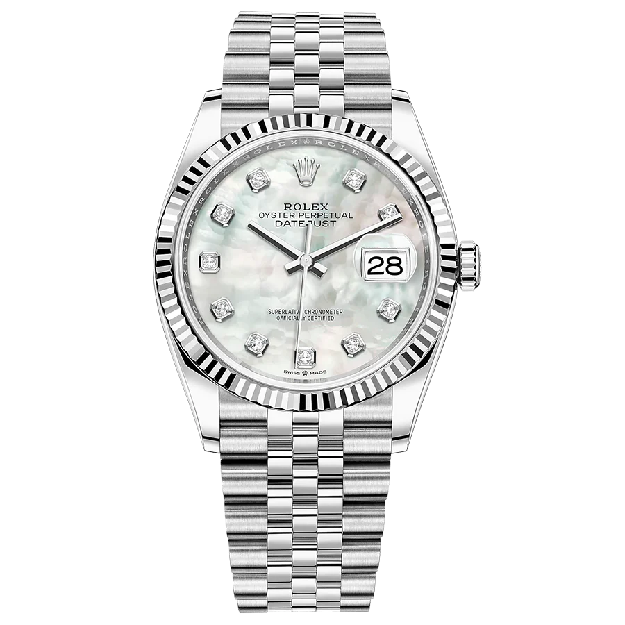 ROLEX DATEJUST 28 MM/SILVER